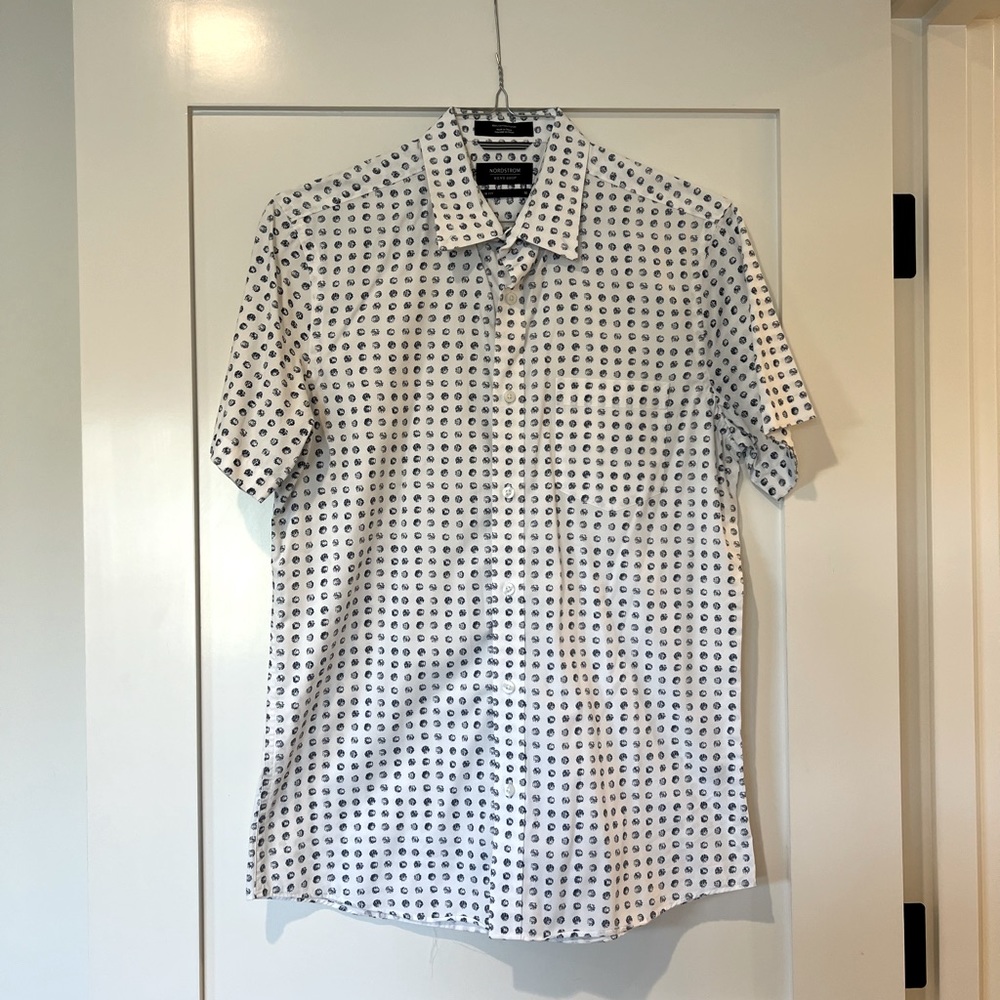 Nordstrom Men’s Shop Trim Fit S/S Button Up